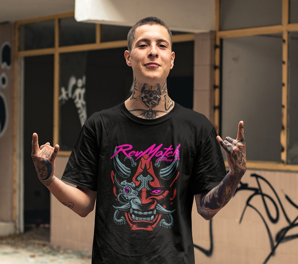 CYBERPUNK ONI MECH JDM T-SHIRT