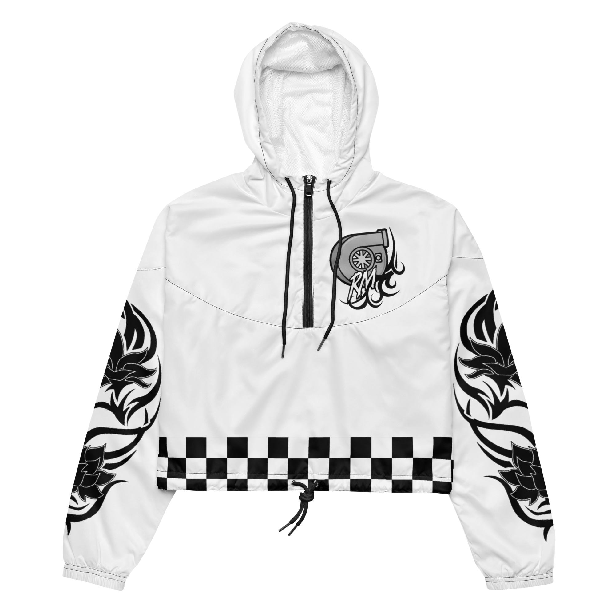 Y2K Cropped Windbreaker