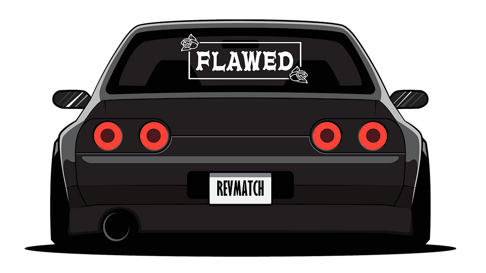 FLAWED Back Glass Banner