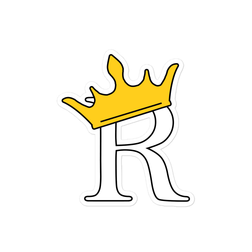 Royalty R Sticker