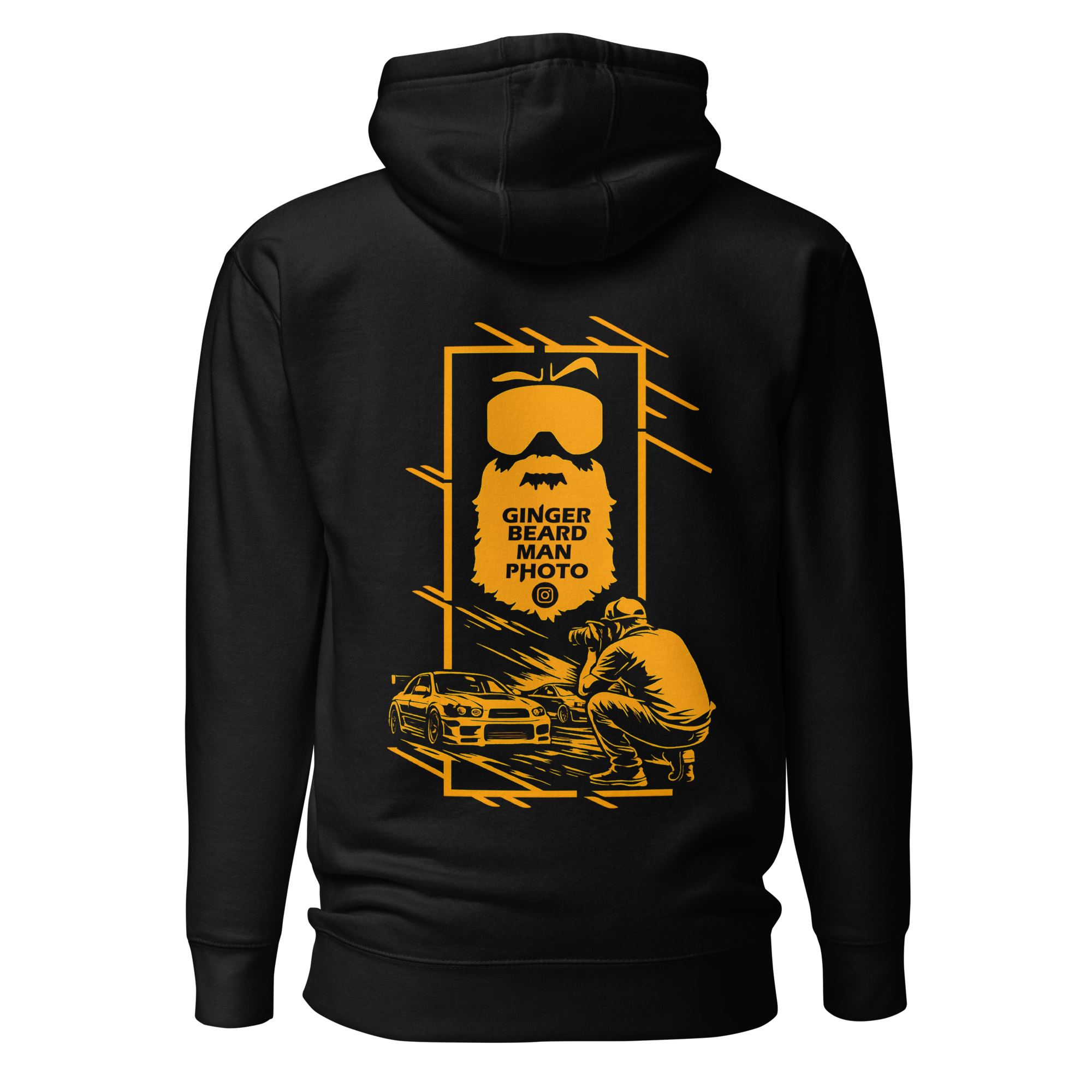Ginger Beard Man Photo Front and Back Hoodie