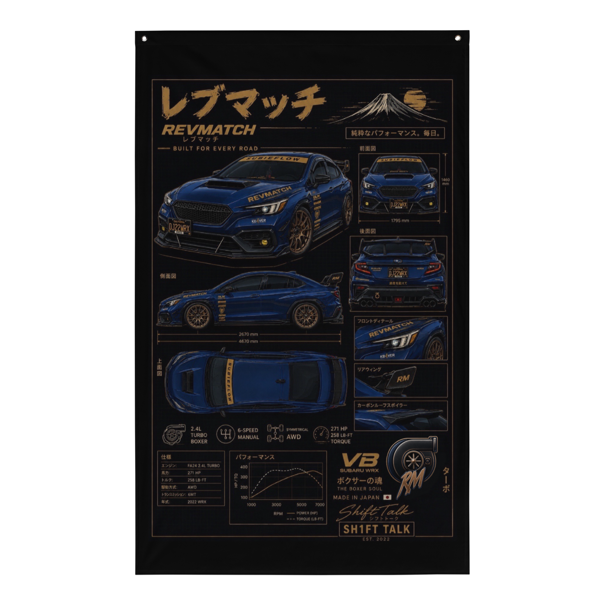 Sh1ft Talk VB WRX Flag