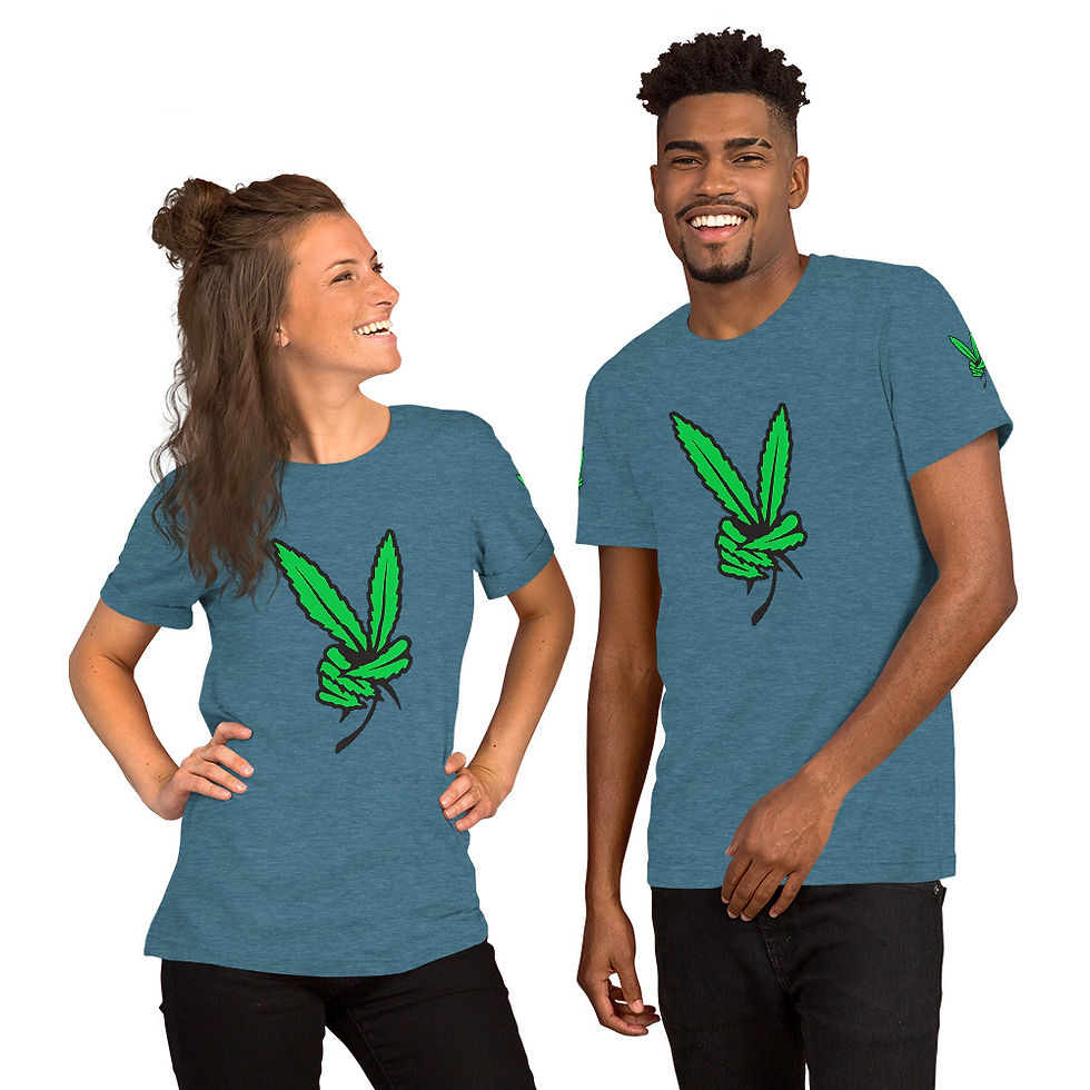 Thumbnail: Premium Short-Sleeve Unisex Peace TP420 T-Shirt