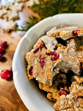 Cranberry Oat Dog Treats