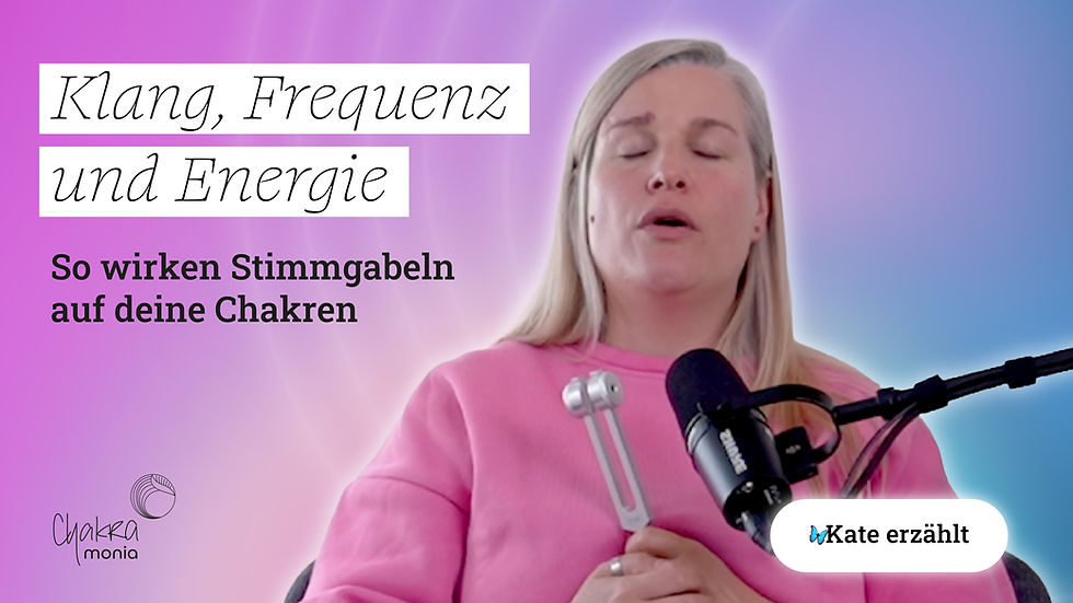 Klang, Frequenz und Energie: So wirken Stimmgabeln auf deine Chakren