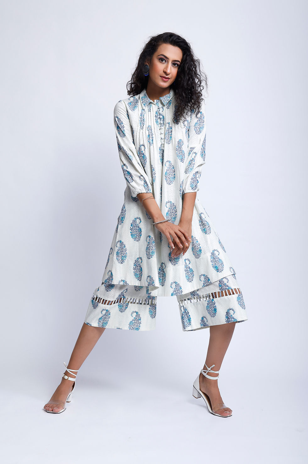 Thumbnail: Printed Mercerised Cotton Co-ord Set