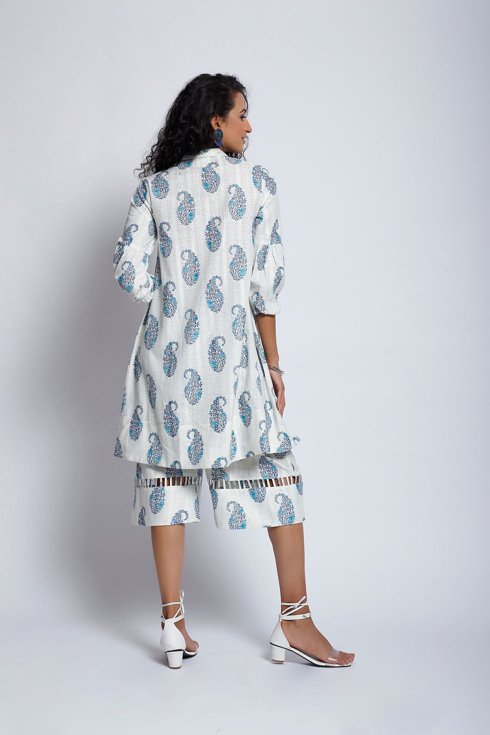 Thumbnail: Printed Mercerised Cotton Co-ord Set