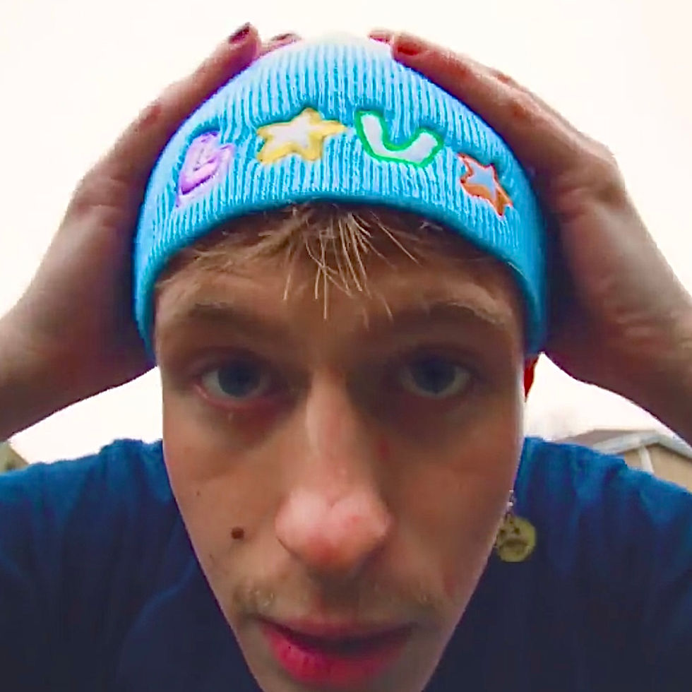 Thumbnail: STARBLUE EMBROIDERED RIBBED SKULLCAP BEANIE