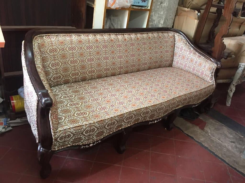 mysore rosewood royal sofa with customisable upholstery
