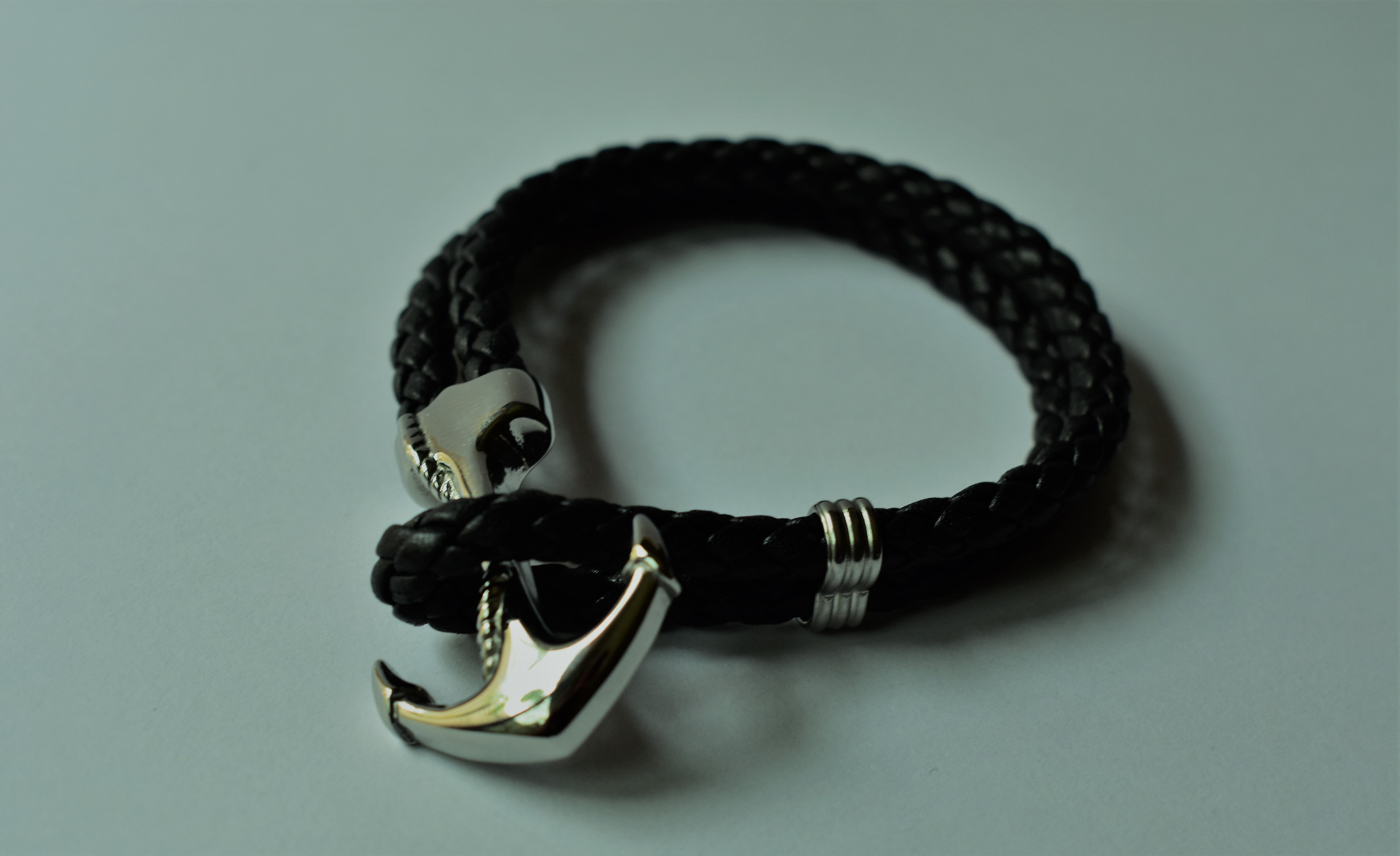Pulsera de caballero ancla