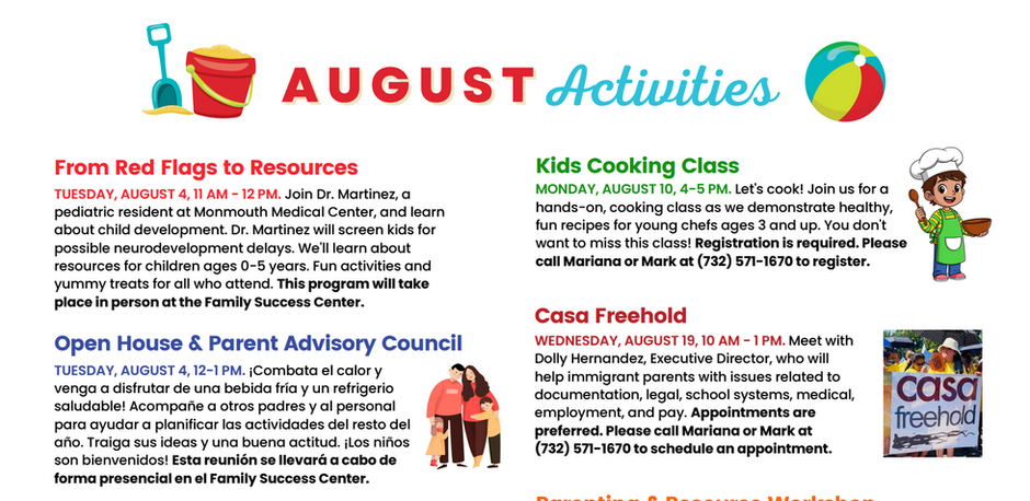 August Events at CoastalFSC! 🏖️