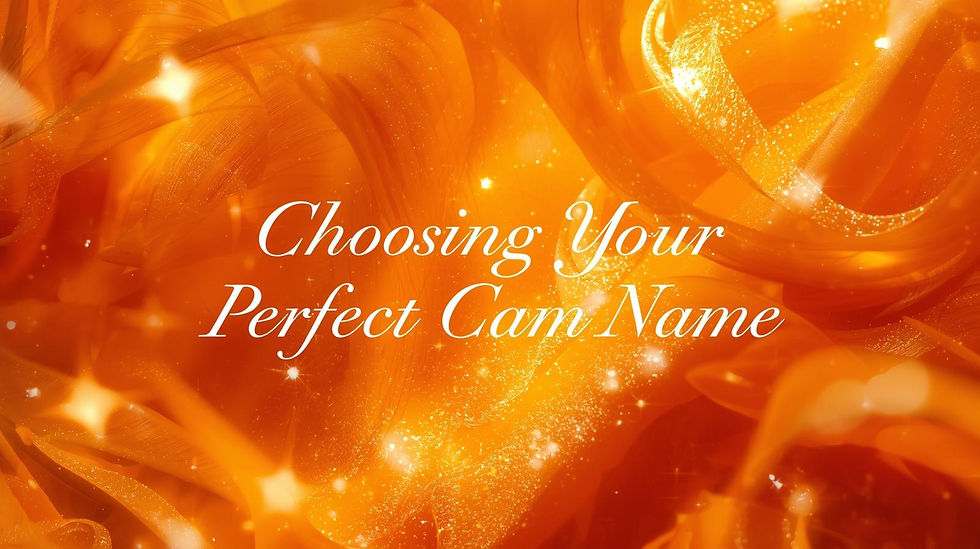 Need help picking a cam name? We got you