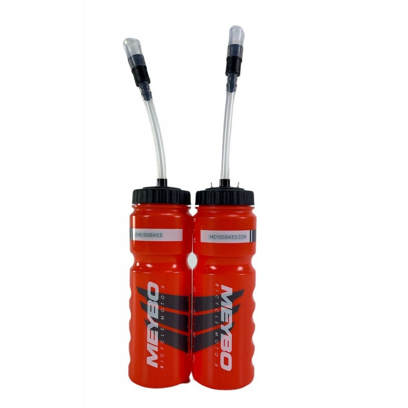 Thumbnail: Meybo Bottle V2 With Straw 700ml Orange/Black