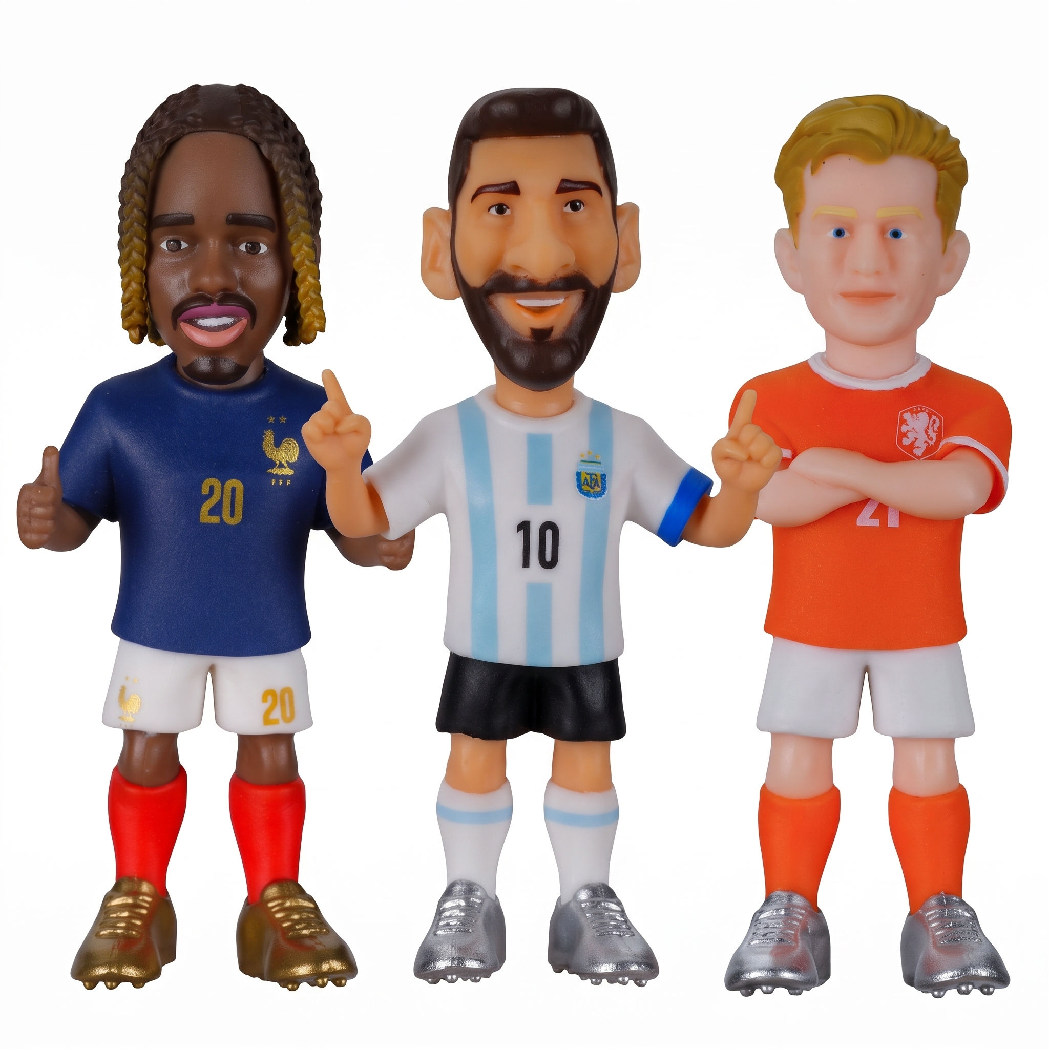 Minix 3 PACK DE 7cm (MESSI, BARCOLA, F. DE JONG)
