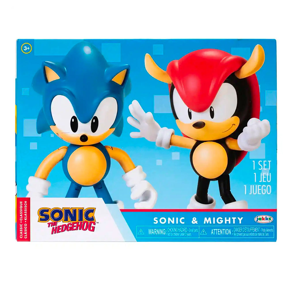 Pack 2 figuras Sonic y Mighty