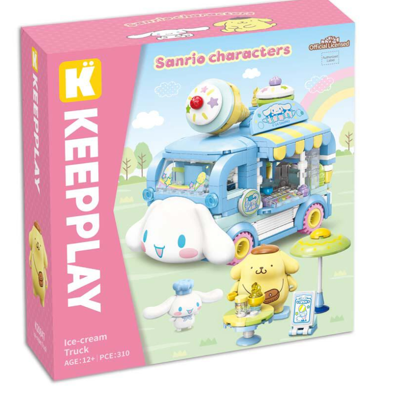 Keeplay Camión de Helados Cinnamoroll y Pompompurin de Sanrio