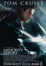Poster of Minority Report (2002) – sci-fi thriller featuring predictive policing and surveillance technology