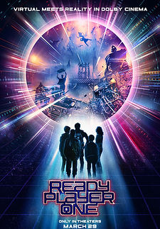 Poster of Ready Player One (2018) – sci-fi adventure film set in a vast virtual reality world ruled by corporate control