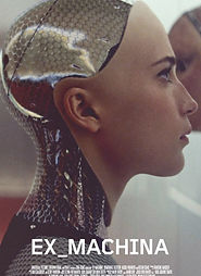 Poster of Ex Machina (2014) – minimalist sci-fi exploring artificial intelligence and ethical boundaries