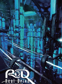 Poster of anime Real Drive, futuristic anime exploring virtual worlds, technology, and human connection.