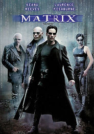 Poster of The Matrix (1999) – iconic cyberpunk film exploring simulated reality and digital rebellion