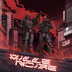 Album cover of Villenoire by cyberpunk group Cyberpriest