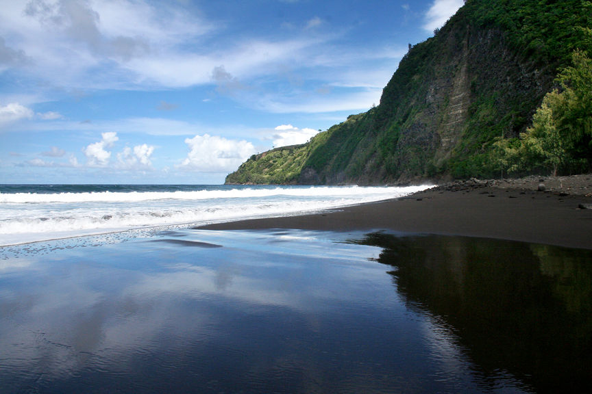 Black Sand, Waipio beach