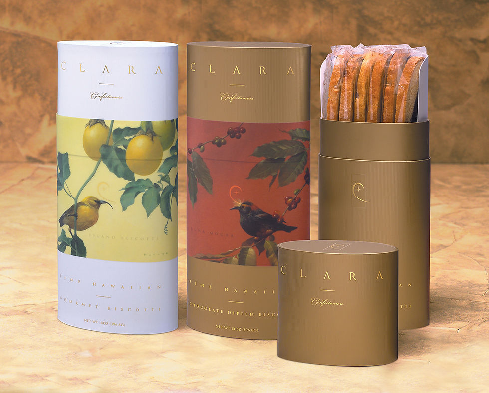 Clara Confectioners Biscotti Box
