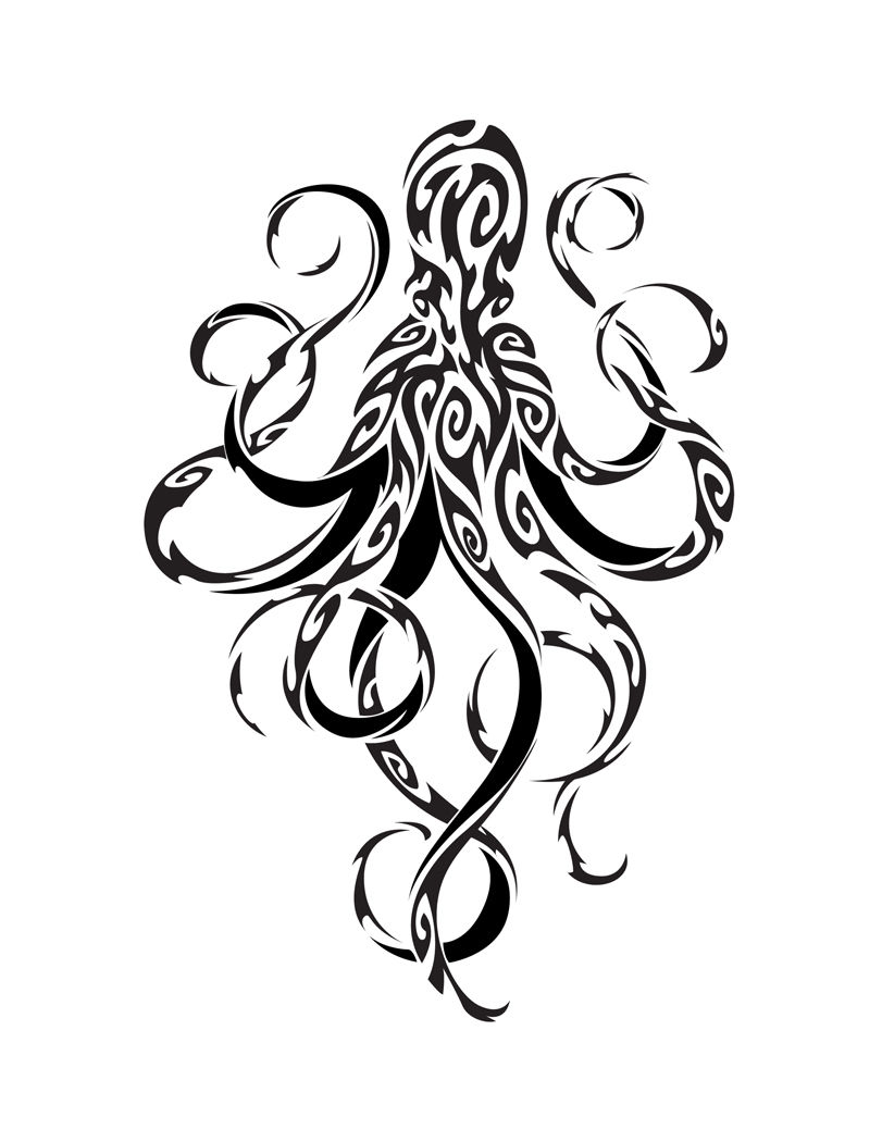 Octopus Tribal Art