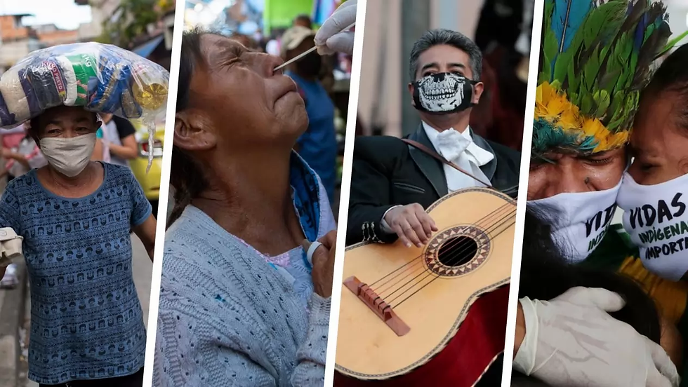 COVID-19 'no perdona': el acelerado avance de la pandemia en toda América Latina