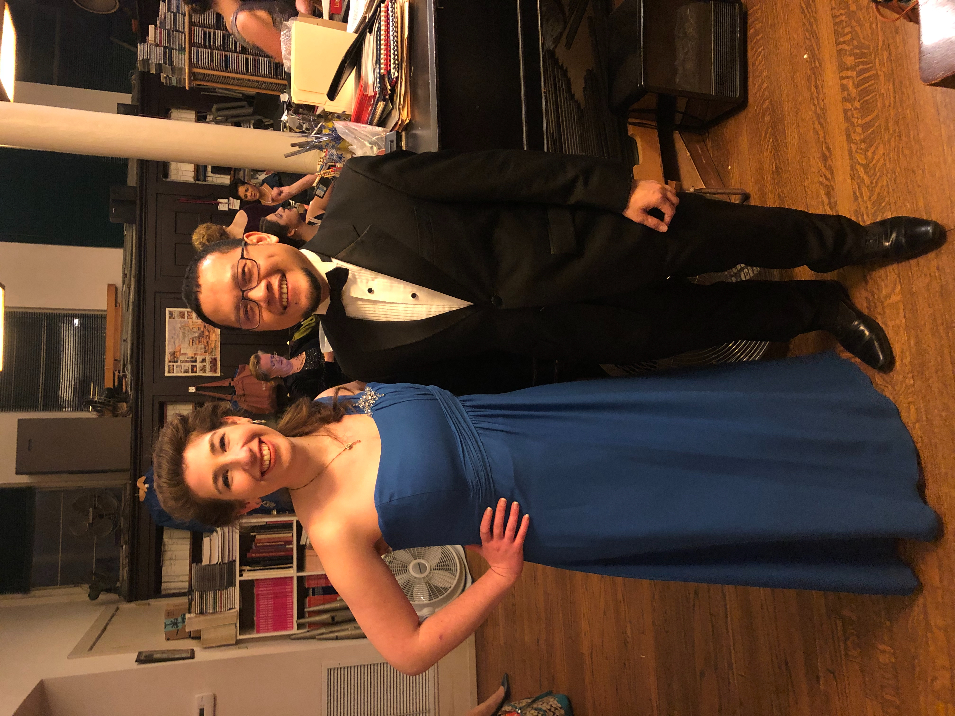 With our organist, Kim Barroso!