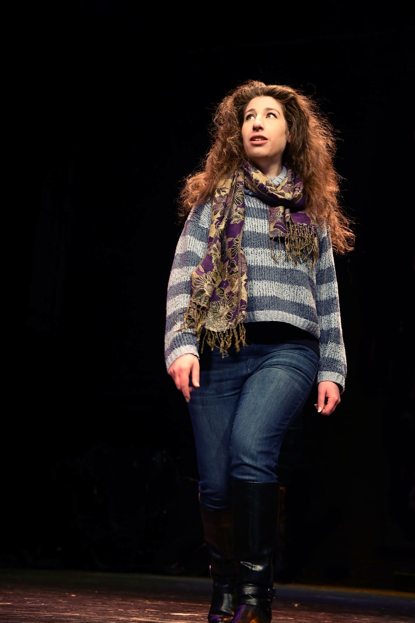 In rehearsals for Into the Woods!