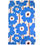 Thumbnail: Blooming Poppy Brocade Waffle Tea Towel (Red or Blue)