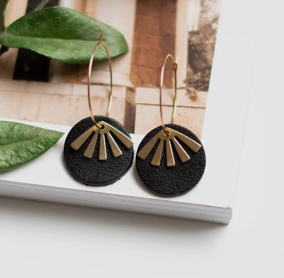 Thumbnail: Black Oakleigh Earrings