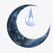dark moon and raindrop