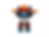 A robot made from lego bricks