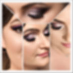 Purple makeup