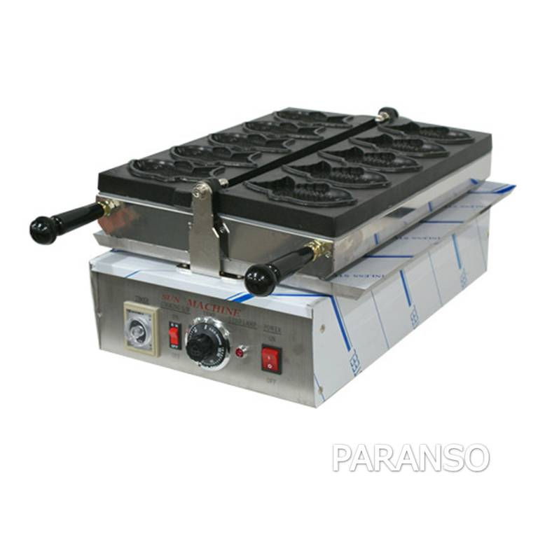 たい焼き器5Pフランス風ペストリーpastry *油受け付/テフロン3重コーティングで焦げ付かない/パンサイズ14cm×11cm/++工場渡し激安価格.