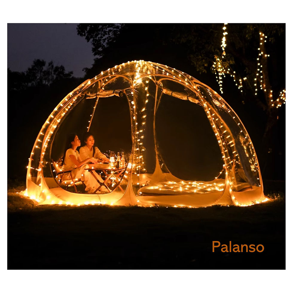サムネイル： Palanso 星が見える透明テント/二重開放換気性ドアと窓/3m 6面/3,6m 8面/ 革新的なテクノロジー/一般海外発送品と差別化された逸品広いスペース