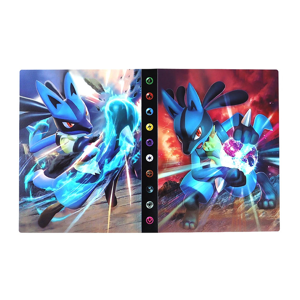 Thumbnail: Pokemon Album Cards Book Map Letter Holder 