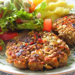 Hamburguesas de lentejas