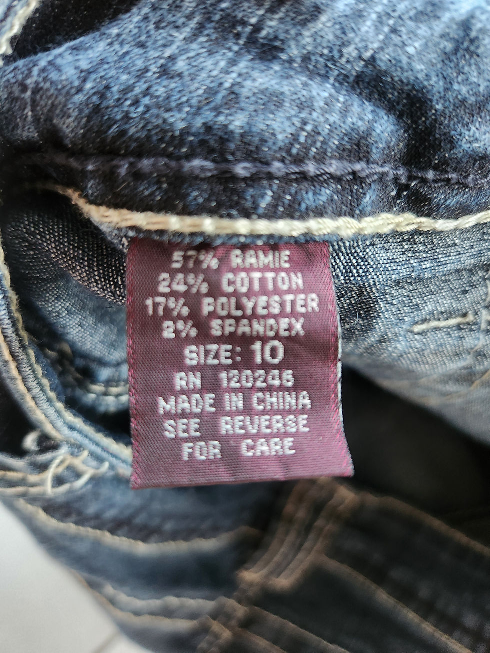 Thumbnail: Altered Jeans Wide Pant Leg Upcycled Embellished Applique Flowers Angels Brand