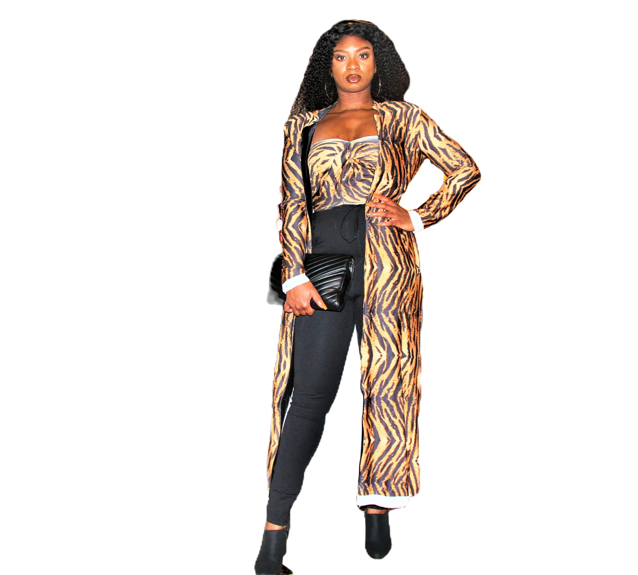 The Tiger Print Duster