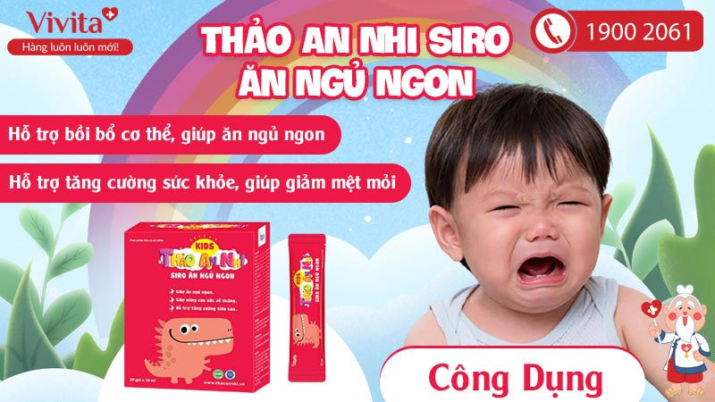 GÓI KIDS THẢO AN NHI SIRO ĂN NGỦ NGON HỖ TRỢ PHÁT TRIỂN TOÀN DIỆN