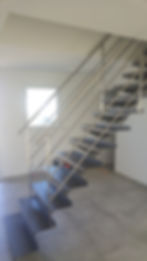 Escalier Acier et Garde-corps Inox