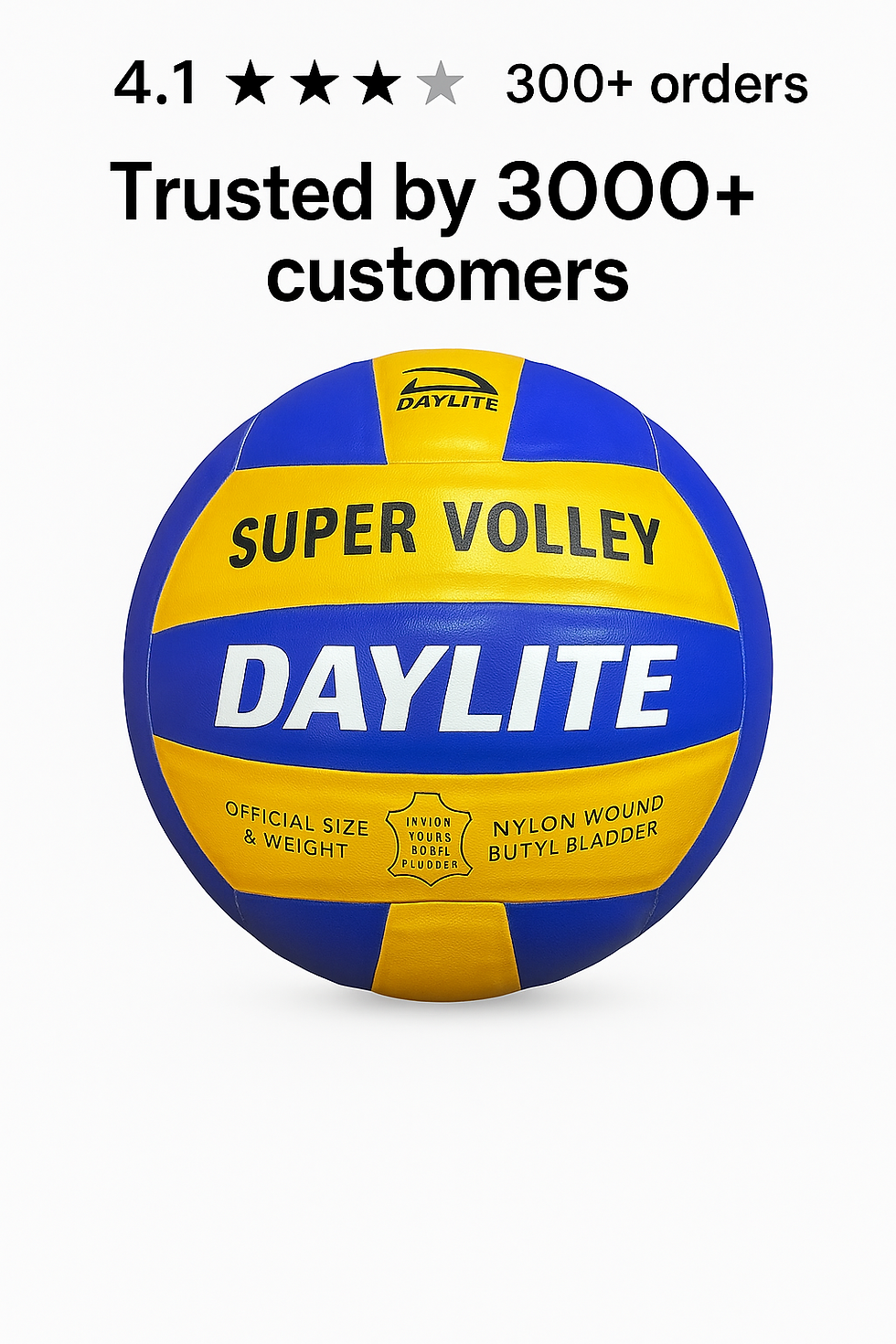 Super Volley Ball Leather, Size 4