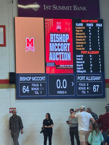 Port Allegany Boys Basketball Win Over Bishop McCort