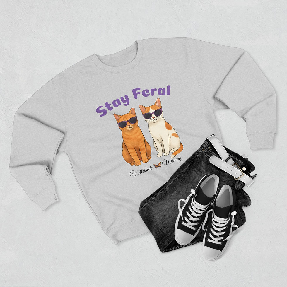 Thumbnail: Stay Feral Unisex Crewneck Sweatshirt 