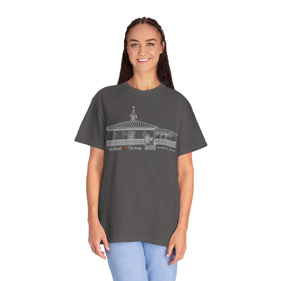 Thumbnail: Winery Outline Vintage Style T-Shirt