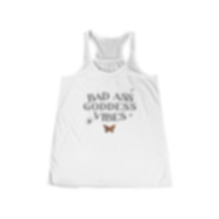 Empowering Butterfly Racerback Tank - Bad Ass Goddess Vibes